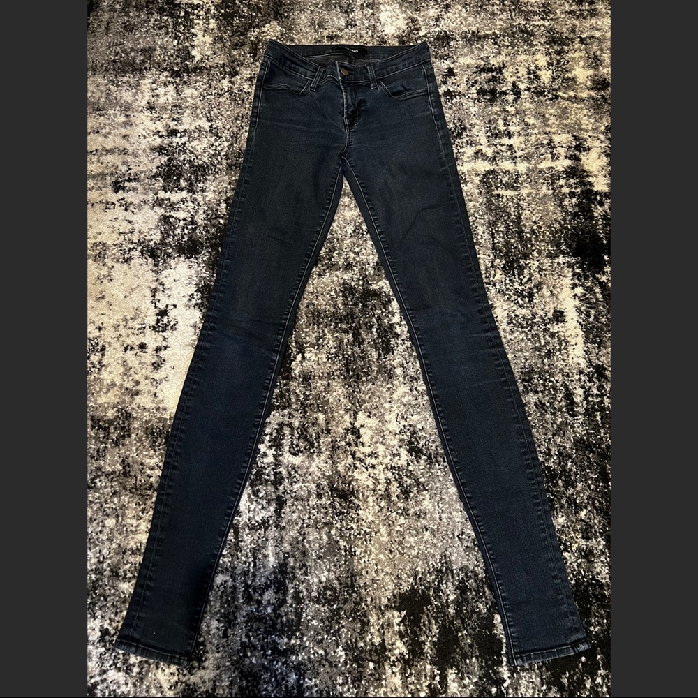 J Brand Size 25 Stacked Blue Bird Skinny Jeans